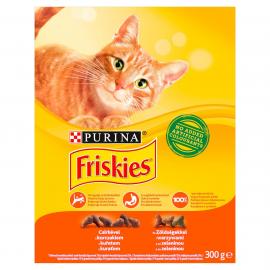 FRISKIES Csirkével és hozzáadott zöldségekkel száraz macskaeledel 300g