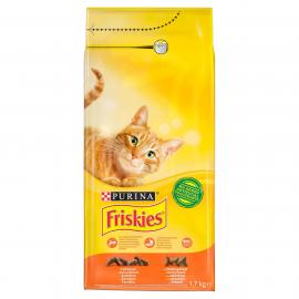 FRISKIES Csirkével és hozzáadott zöldségekkel száraz macskaeledel 1,7 kg