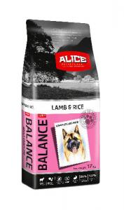 Panzi Alice Balance Lamb,rice Adult (bárány,rizs) száraztáp - Felnőtt kutyák részére (17kg)