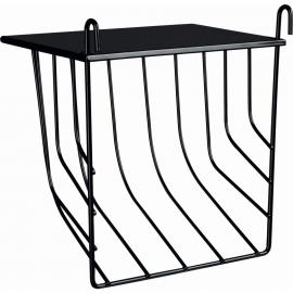 SZÉNATARTÓ RÁCS RÁGCSÁLÓNAK TETŐVEL 20X18X12CM