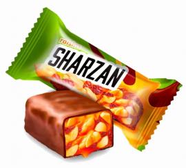 Sharzan földimogyorós karamell mazsolával 25 dkg