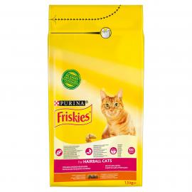 FRISKIES Hairball Formula Csirkével és hozzáadott zöldségekkel száraz macskaeledel 1,5kg