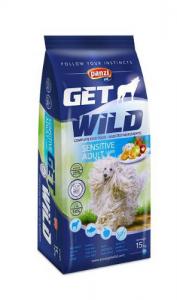 Panzi GetWild Sensitive Lamb,apple Adult (bárány,alma) száraztáp - Érzékeny emésztésű,felnőtt kutyák részére 15kg
