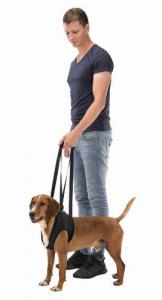 Walking Aid - Sétáltatást segítő kutyahám fekete (L) 65/75cm/50kg