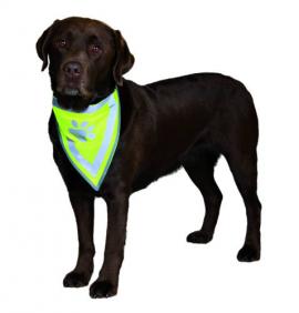 Fényvisszaverős kutyakendő Safety Neckerchief S-M (29-42cm)