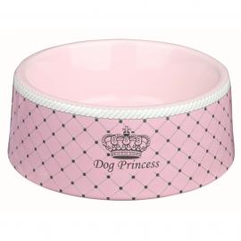 Tál Kerámia Dog Princess 1l/20cm Pink