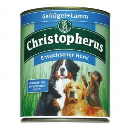 Christopherus Dog konzerv Adult Baromfi és bárány 800g
