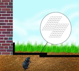 Vakondháló 1x 100m 16x16mm