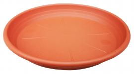 Virágcserép alátét Firenze 28 cm műanyag terracotta