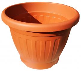 Virágcserép Firenze 45 cm műanyag terracotta