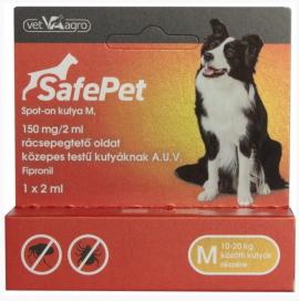 SafePet 150 mg/2 ml spot on kutya M 10-20 kg 1x