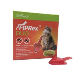 Fiprex Duo 50 mg + 60 mg rácsepegtető oldat macskáknak és vadászgörényeknek 1x