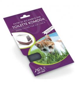 Komoda Carbon Filters - Pót szénszűrő betét (komoda fedeles macskawc-hez) 1db