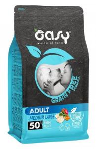 Oasy Dog GF Adult Medium/Large Fish 2,5kg