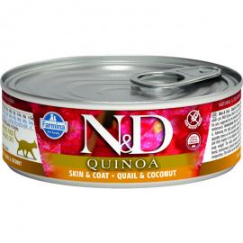 N&D Cat konzerv Quinoa Fürj & Kókusz 80gr