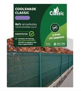 Belátásgátló háló zöld 1,5x10m CoolShade 80%
