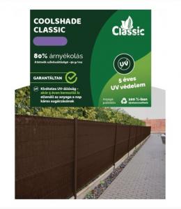 Belátásgátló háló barna 1,5x10m CoolShade 80%