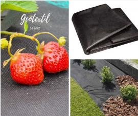 Geotextil fekete 1,6x5m 50gr/nm