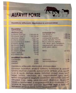 Alfavit Forte Vitamin és aminosav tartalmú készítmény 100gr.