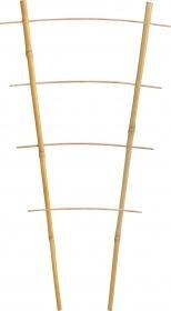 Virágtámasz bambusz 120x35 cm