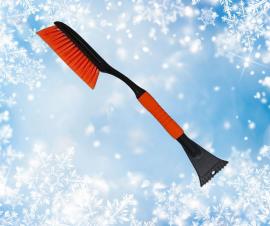 Jégkaparó kefével, műanyag nyéllel 61cm