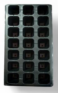 Ültető tálca 54x28x6cm 21db-os