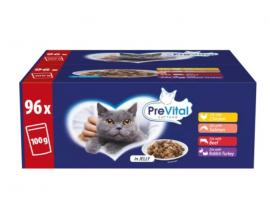 Prevital Giga box macskaeledel tasakos 100g 96 db-os