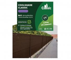 Belátásgátló háló barna 1,5x50m CoolShade 80%