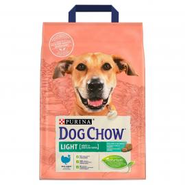 DOG CHOW Light Pulykával száraz kutyaeledel 2,5kg