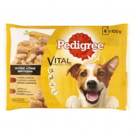 Pedigree Alutasakos 4*100g Pack Adult Marha+Bárány,Pulyka+Répa