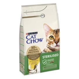 CAT CHOW Sterilised Csirkében gazdag száraz macskaeledel 1,5kg