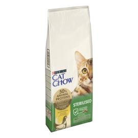 CAT CHOW Sterilised Csirkében gazdag száraz macskaeledel 15kg
