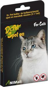 Dr.Pet bolha+kullancsriasztó spot cica 5*1ml