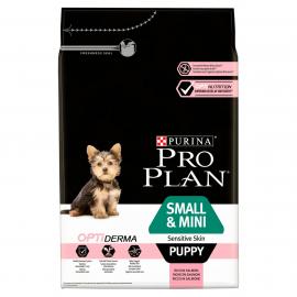 PRO PLAN Small & Mini Puppy OPTIDERMA lazacban gazdag száraz kutyaeledel 3kg