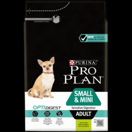 PRO PLAN Small & Mini Adult OPTIDIGEST bárányban gazdag száraz kutyaeledel 3kg