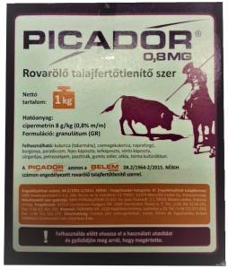 PICADOR 0,8 MG 1KG III. 