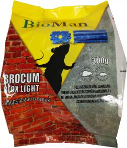 BROCUM rágcsálóirtó blokk 300g 