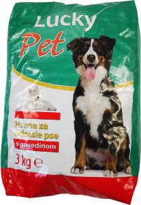 Lucky Pet kutyatáp 3 kg marhás