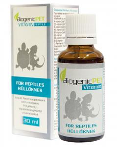 Biogenicpet vitamin Reptile Hüllőknek 30 ml 