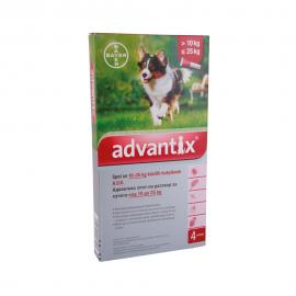 Advantix 250 2.5 ml 10-25 kg 1 tubus