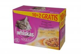 WHISKAS ALUTASAKOS 100G 12-PACK SZÁRNYAS 10+2