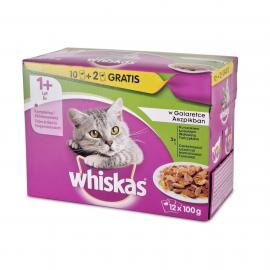 WHISKAS ALUTASAKOS 100G 12-PACK HÚSOS