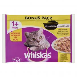 WHISKAS ALUTASAK 4-PACK SZÁRNYAS MENÜ CASSEROLE 4x85GR