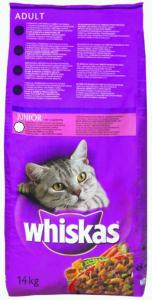 WHISKAS SZÁRAZ JUNIOR CSIRKE 14KG