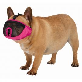 Szájkosár Rövid Orrú kutyáknak Nylon S 20cm Pink