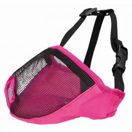 Szájkosár Rövid Orrú kutyáknak Nylon S-M 24cm Pink