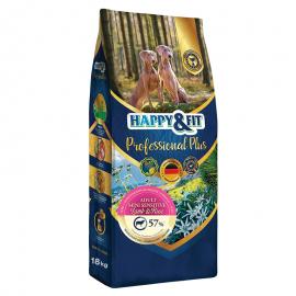 HAPPY&FIT PROFESSIONAL PLUS ADULT MINI SENSITIVE LAMB&RICE; 18KG