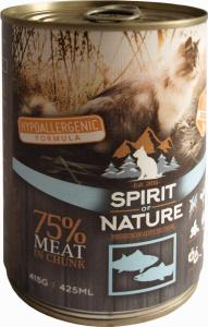 Spirit of Nature Cat konzerv Tonhallal és Lazaccal 415gr