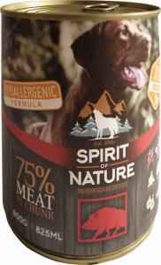 Spirit of Nature Dog konzerv Vaddisznóhússal 800gr