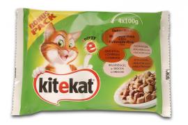 KITEKAT ALUTASAKOS 4x100G-PACK VADÁSZ BONUS